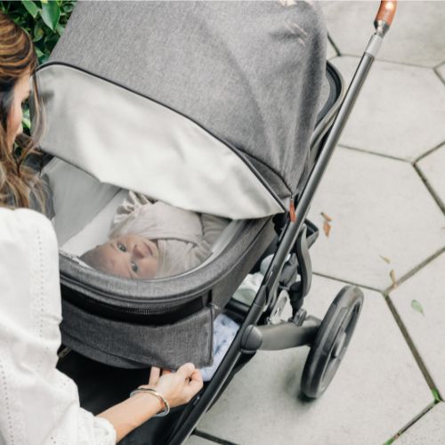 capazo de uppababy vista v3 con doble ventilacion